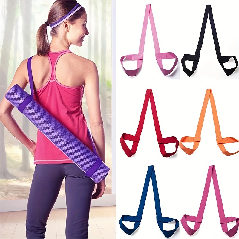 Yoga Mat Carrying Strap Sling Adjustable Loops Mat Sizes - Temu