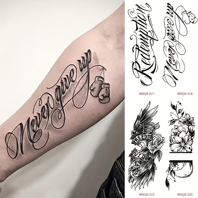 never gonna give you up - купить по выгодной цене | Everink tattoo