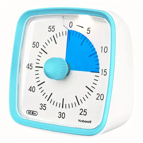 Yunbaoit Timer With Night Light For Teaching, Cooking, Meeting And Other  Scenes, Large Size 60 Minutes Classroom Countdown Timer Silent Magnetic  Suction Kitchen Timer Vt06 - Temu