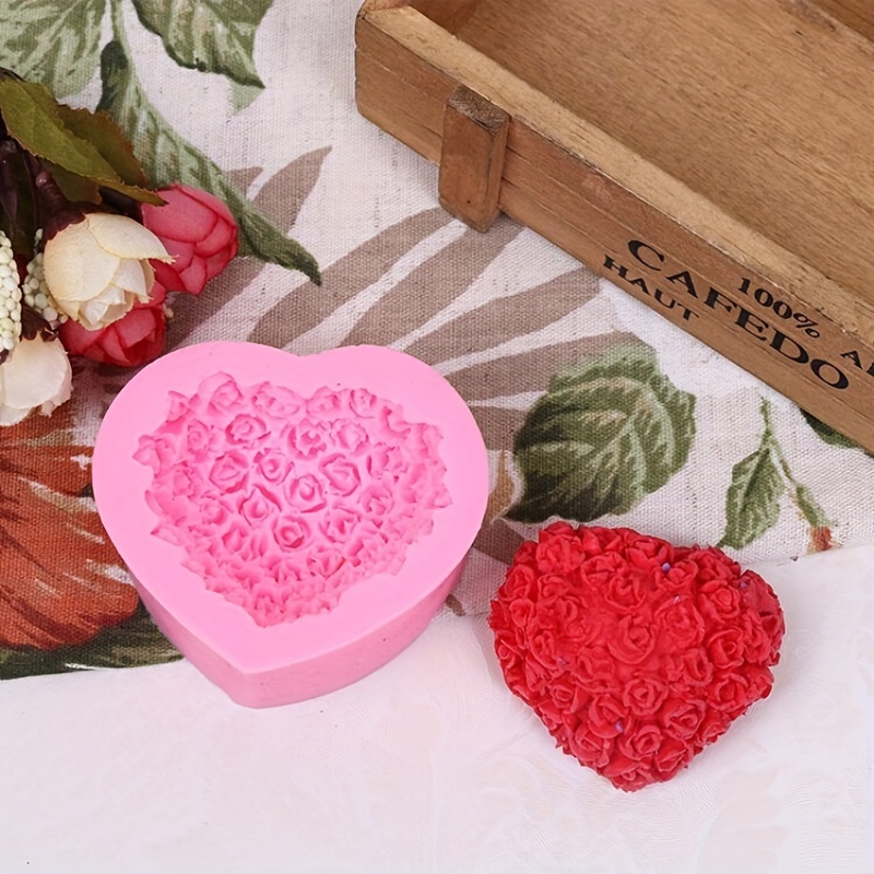 Stampo Candele In Silicone A Forma Rosa Stampo In Argilla - Temu Italy