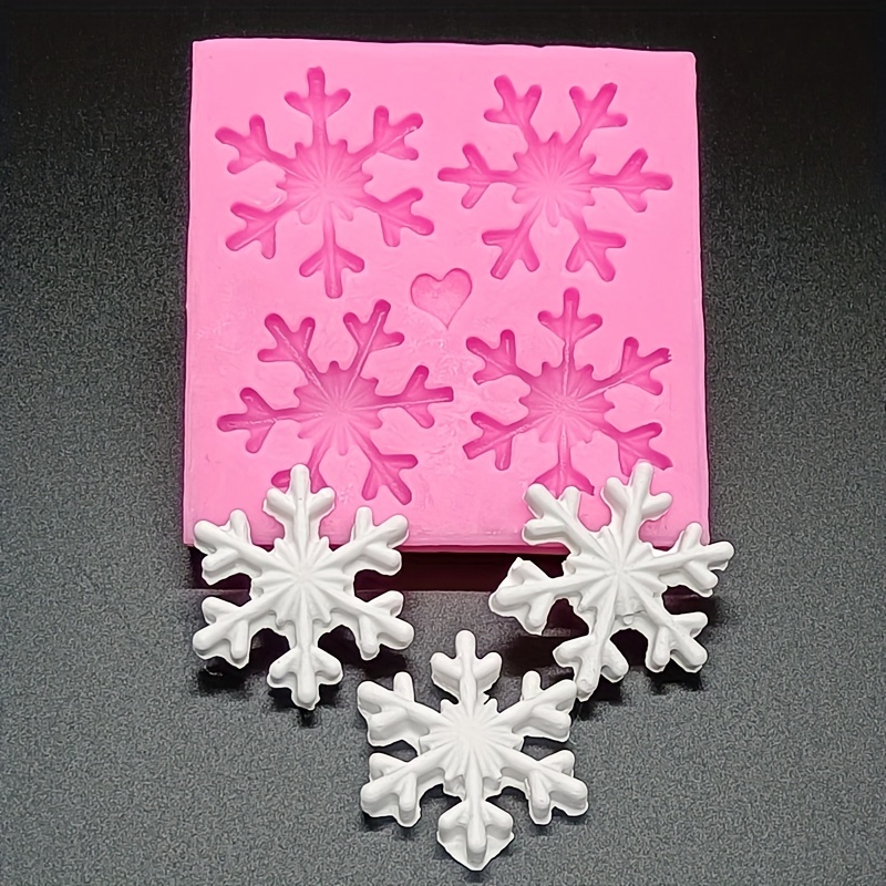 Holiday Snowflakes Silicone Mold - 6 pack!