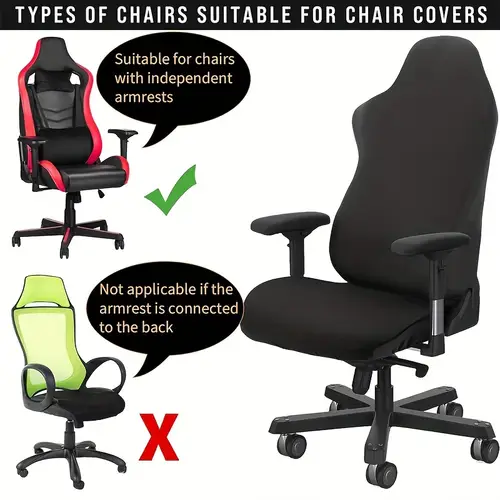 4pcs waterproof fabric split chair cover dustproof chair slipcover for living room office home decor