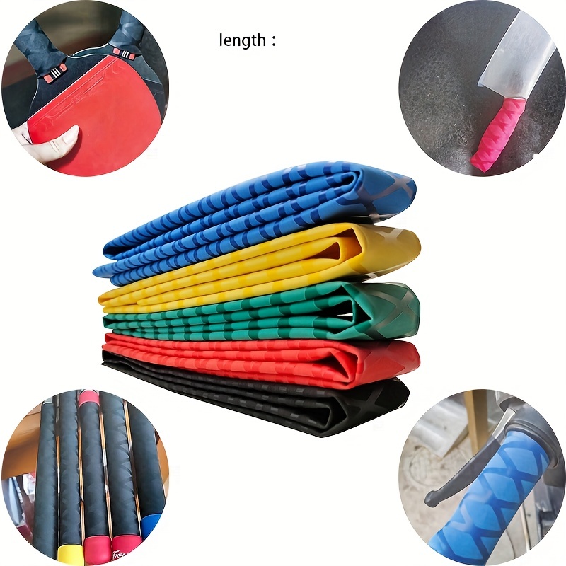 5pcs Fishing Rod Shrink Wrap X-Tube Heat Shrink Wrap Tubing Fishing Rod  Grip Wrap for Fishing Rod Grips with Non Slip and Insulation Durable Repair  (Color : Blue, Size : 20MM) 