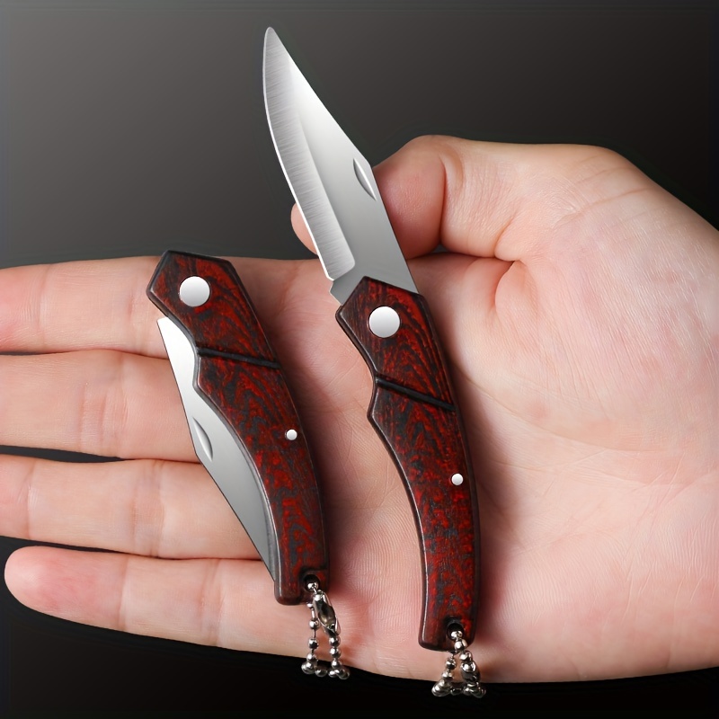 Mini Pocket Knives With Sheath Knife Set Keychain Knife Box - Temu