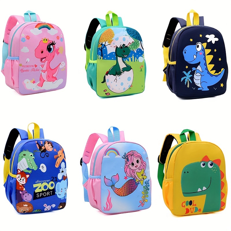 

1pc Cute Cartoon Kids Schoolbag, Trendy Waterproof Backpack, Waterproof Kindergarten Student Backpack