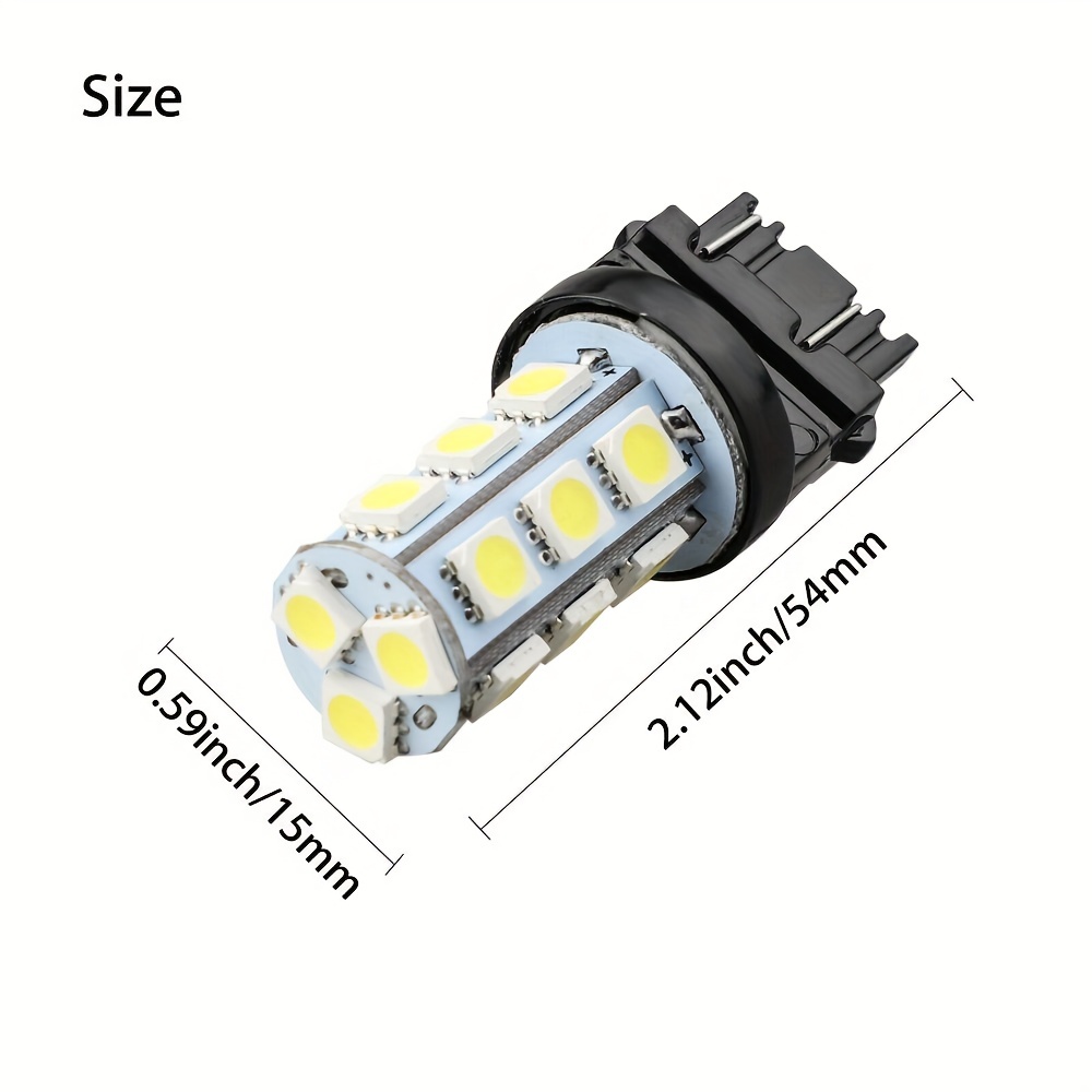 Nuevo 4 Uds 1157 33 Smd Luces Freno Led Coche Blancas - Temu Chile