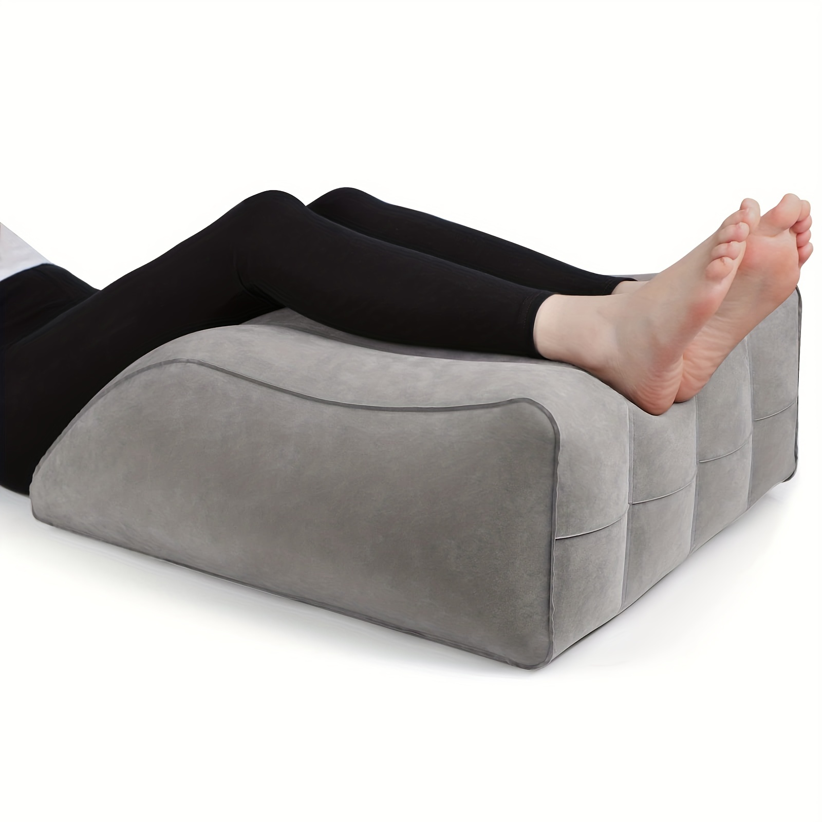  Almohada de elevación de piernas para dormir, cómoda almohada  de apoyo de rodilla, almohadas grandes ergonómicas posicionadoras de piernas  para dormir de lado, embarazo, parte inferior de la pierna, espalda, cadera