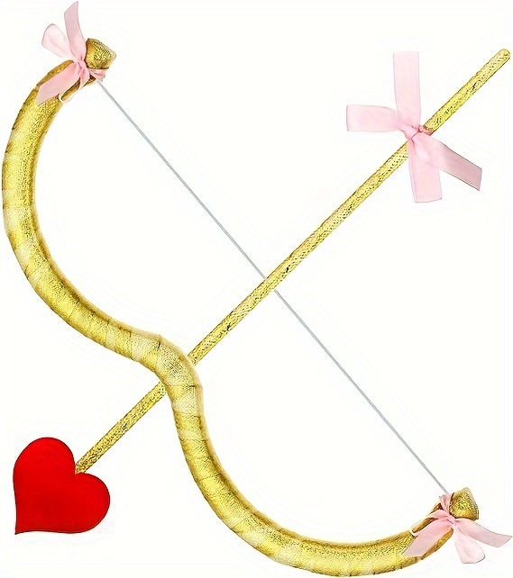 Cupid Costume Set Cupid Bow Arrow White Feather Wings - Temu