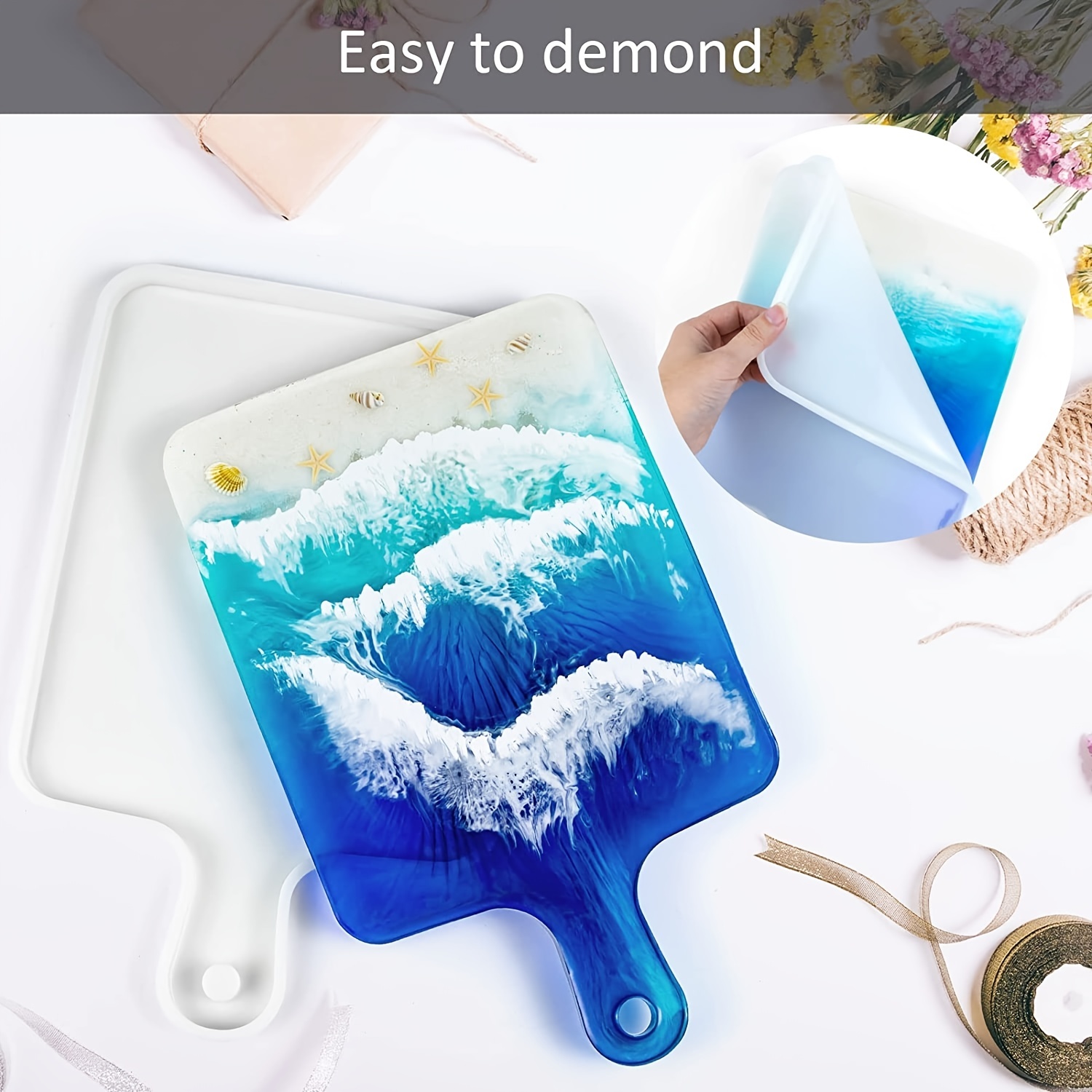 DIY Resin Tray Mold Set Silicone Rectangle And Round Shapes For Epoxy Resin  Molding Casting And Home Decoration From Giftvinco13, $4.49