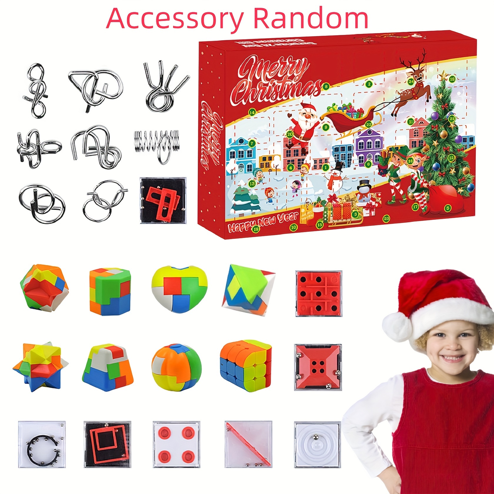 2023 Brain Teaser Puzzles Christmas Countdown Calendar - Temu