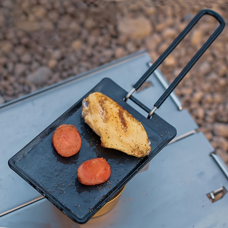 Cast Iron Campfire Griddle Outdoor Camping Multi - Temu