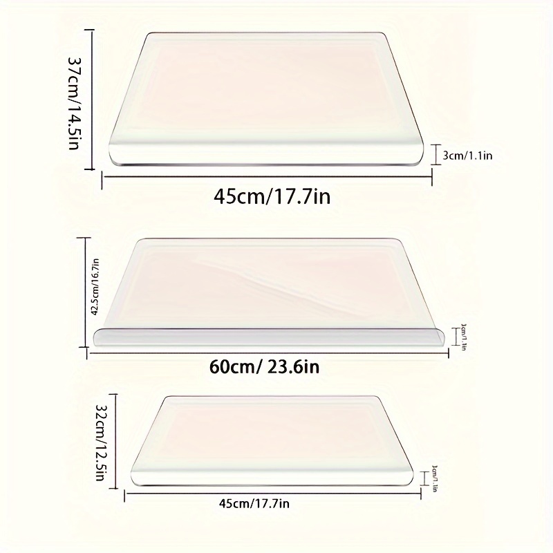 Cutting Board Chopping Board Anti slip Acrylic Transparent - Temu