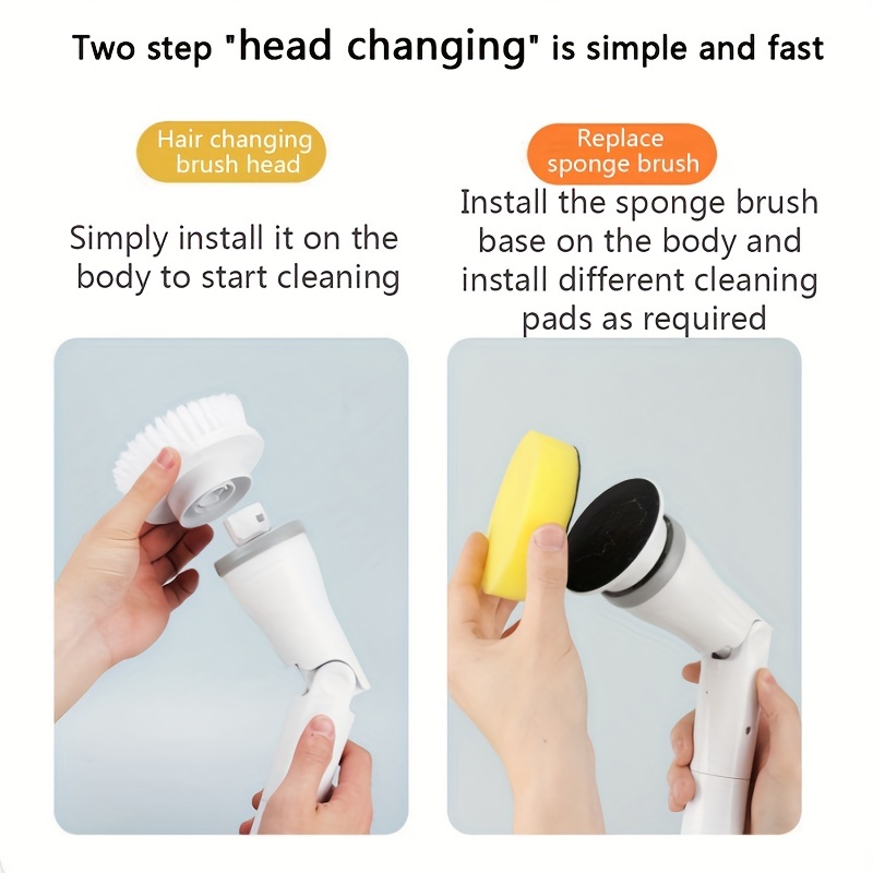 1pc Plastic Long Handle Cleaning Brush, Minimalist Floor Cleaning