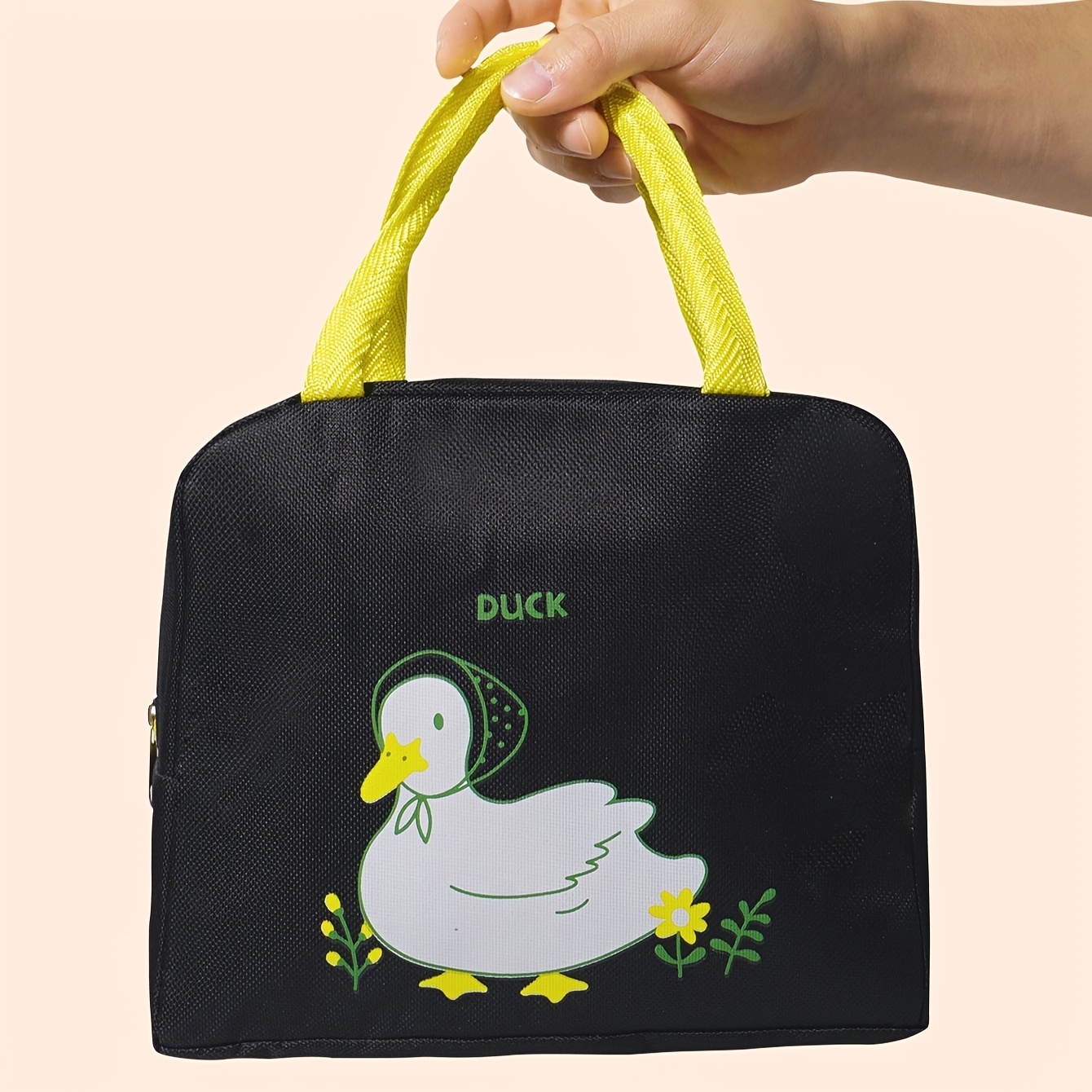 Rubber Duck Print Lunch Bag