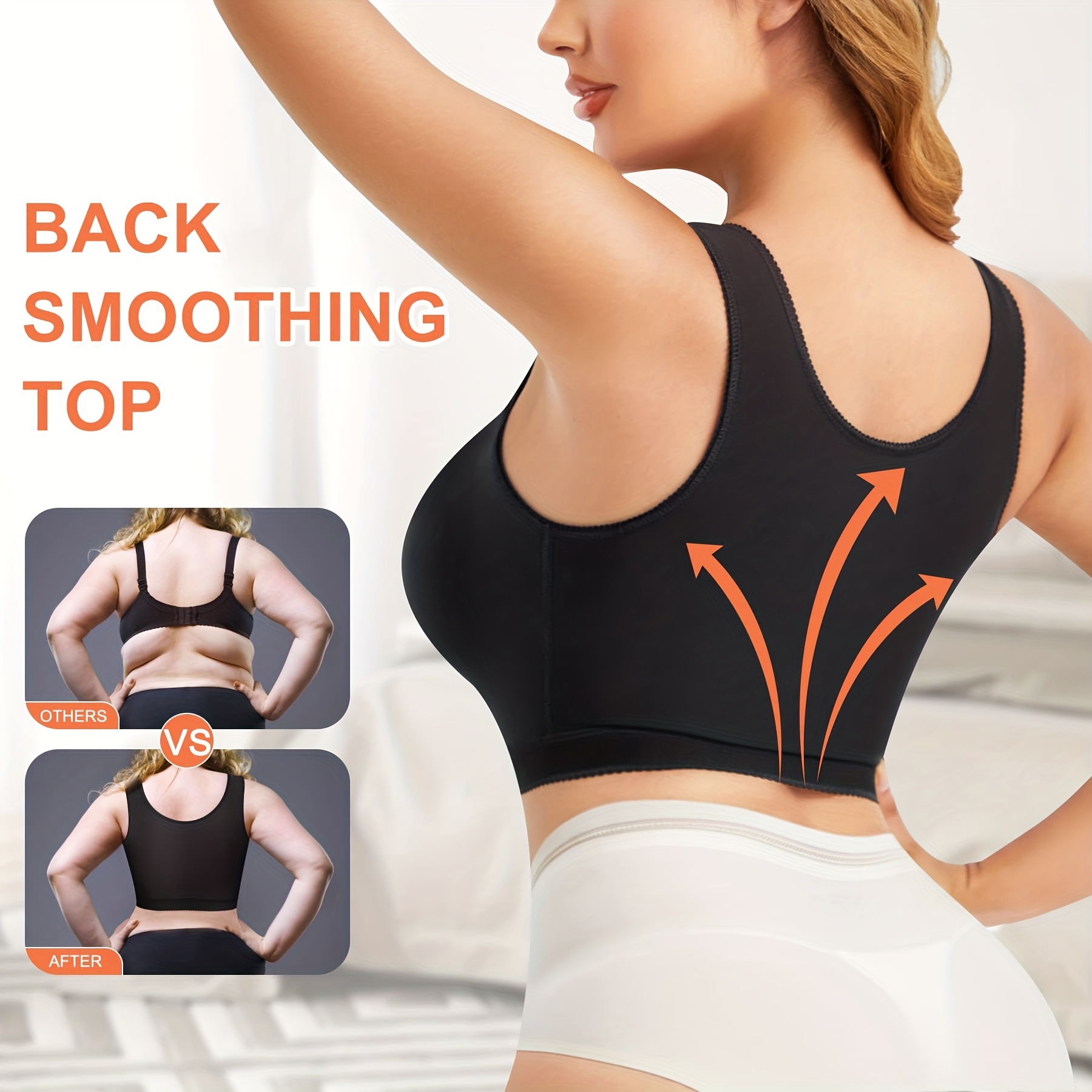 Buy 1 Get 2 Free😍Posture Correcting Front Buckle Bra  🤩A 70-Yr-old  grandmother designed and development Women's Posture Correcting Front  Buckle Bra - Only for the big beautiful queen!💃Buy 1 Get 2