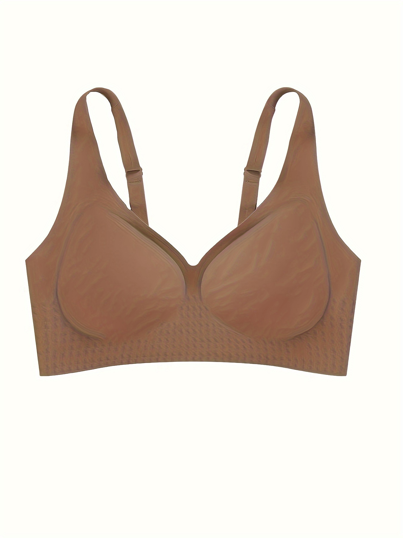 Seamless Wireless Bra Comfy Breathable Front Buckle - Temu United Arab  Emirates
