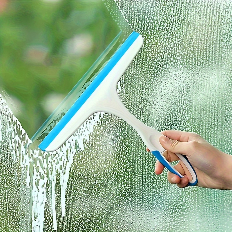 Handheld Glass Wiper With Hook Shower Squeegee Household - Temu