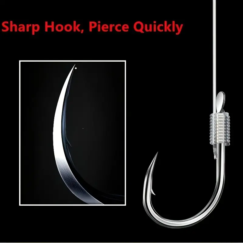 Premium Double Hook Fishing Tackle Kit Sharp Hooks Durable - Temu Canada