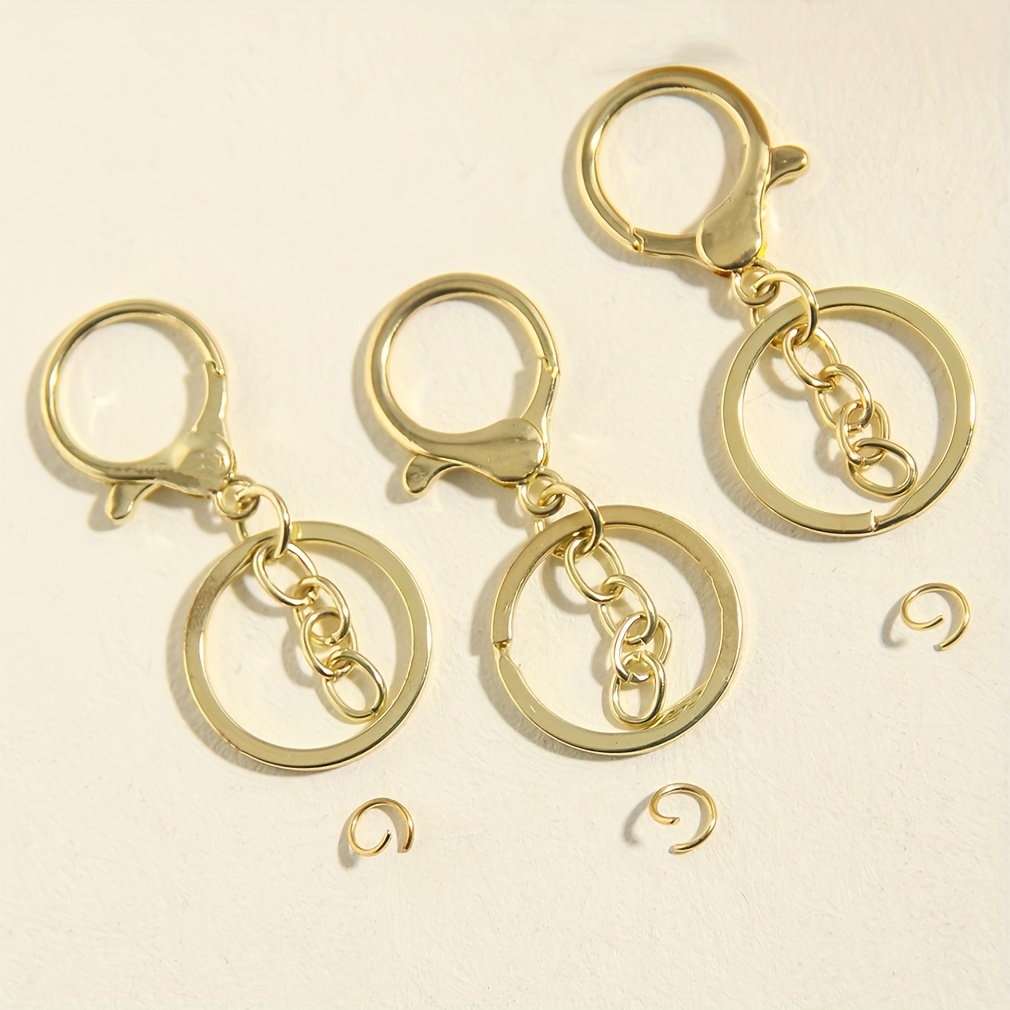 Golden Swivel Clasps Lanyard Snap Hooks Key Rings Key Chain - Temu