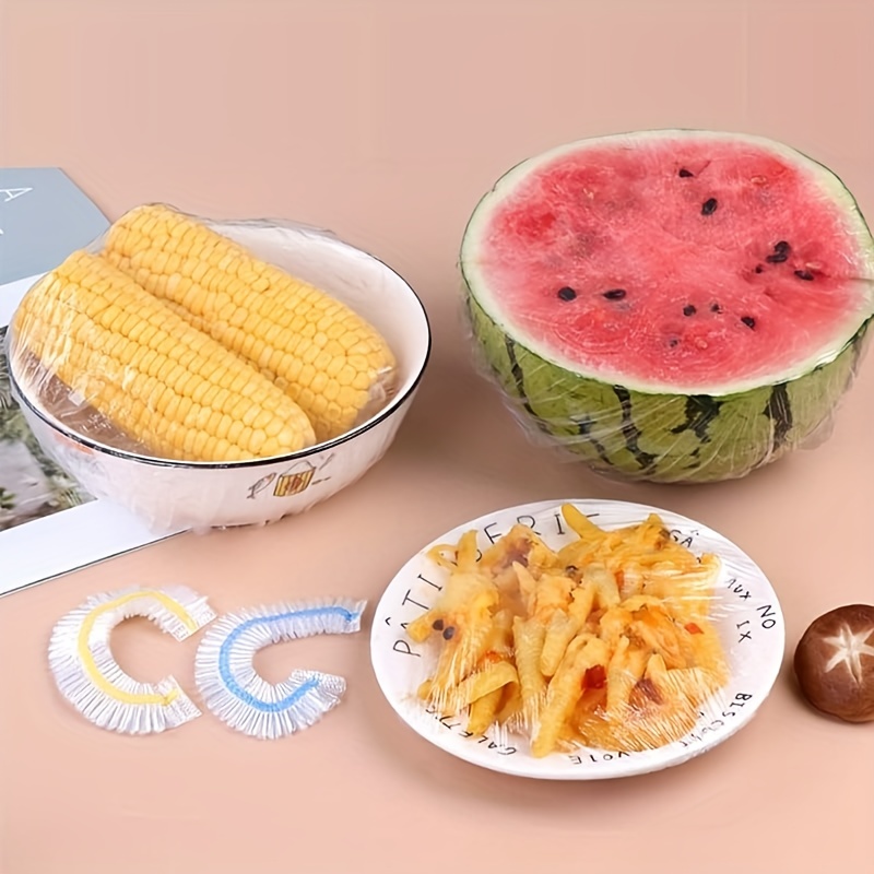 Plastic Packaging Bowl Cover, Reusable Plastic Food Packaging, Elastic  Stretchable Bowl Cover, Suitable For Home Food Preservation And Outdoor Food  Preservation - Temu