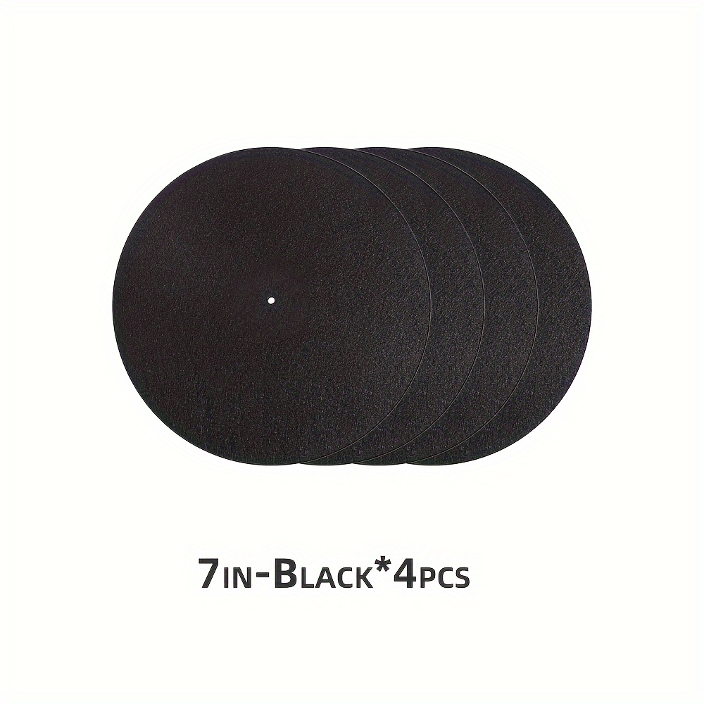 4pcs Set 7 12 Inch 3mm Felt Turntable Vinyl Record Pad Turntable ...