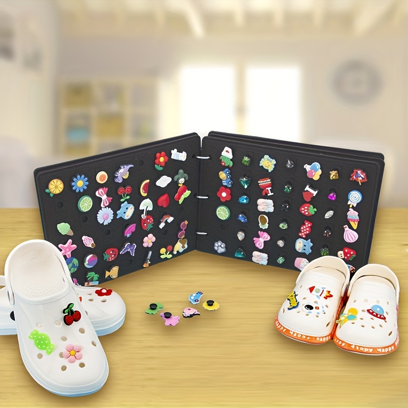 Felt Shoe Charms Storage Booklet Shoe Charm Organizer Shoe - Temu