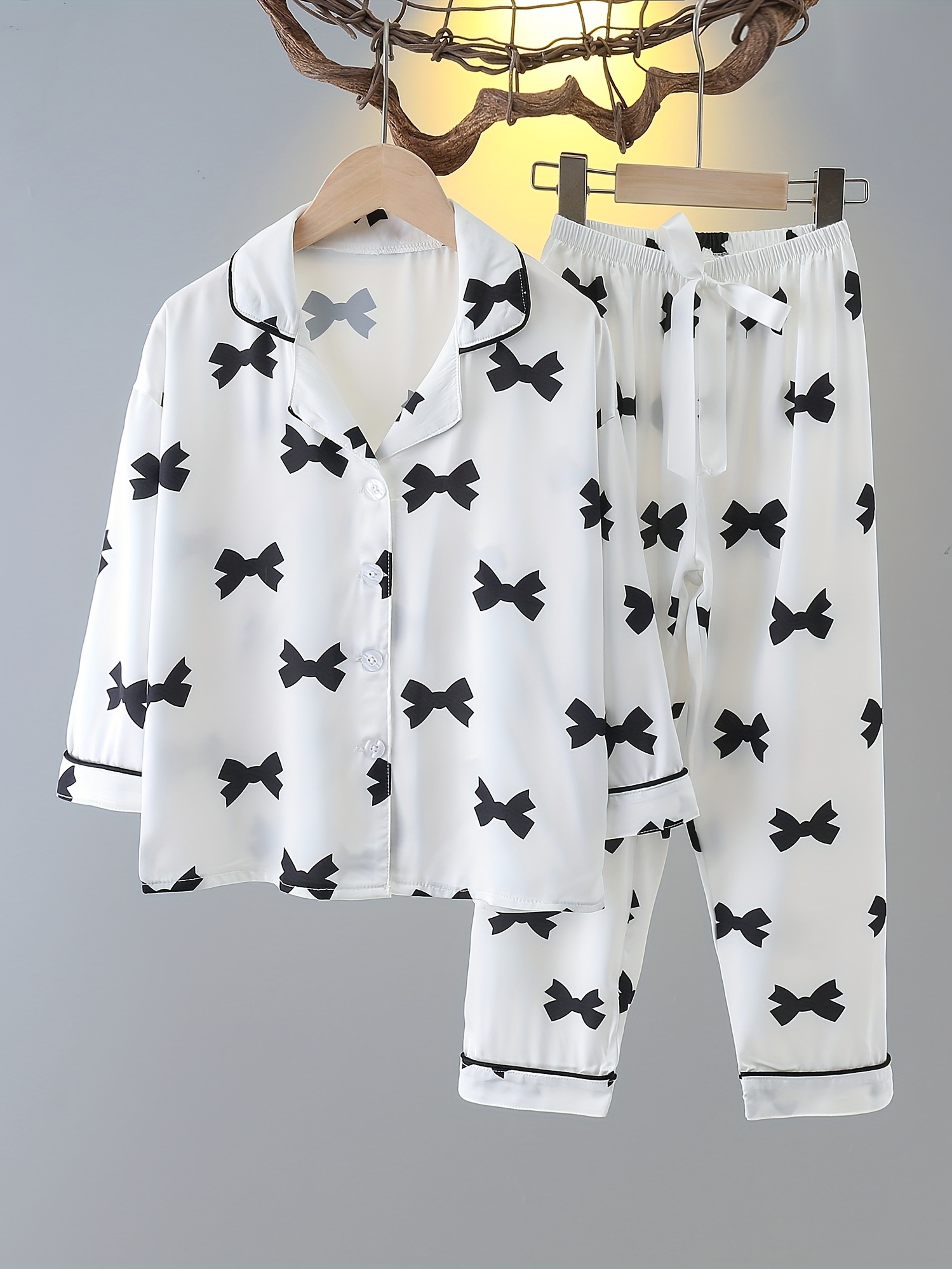 QAUNBU Pajamas for Teens Girls Vest Shorts Jacket Plush Pajamas