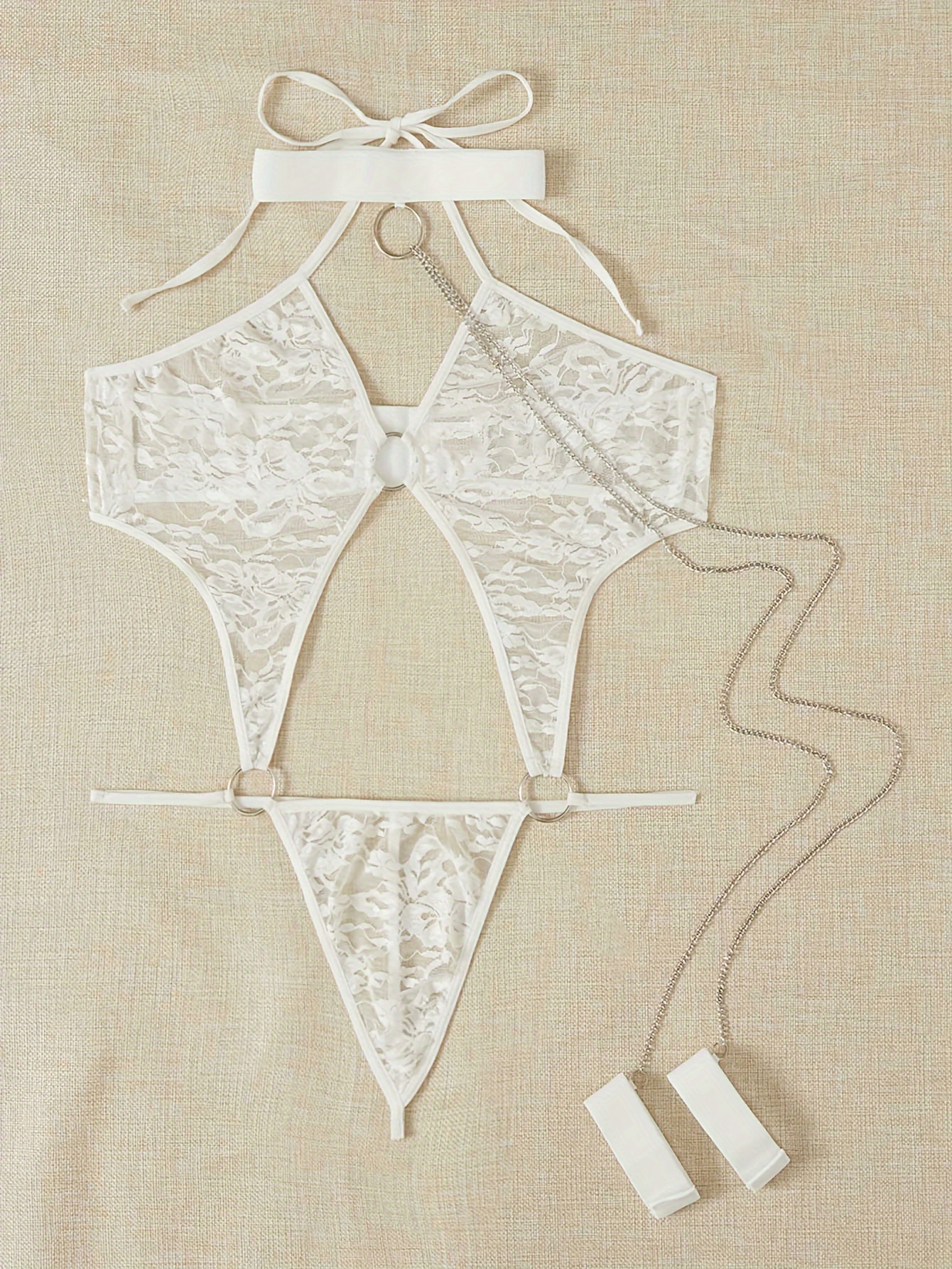 Conjunto de lingerie sexy plus size bordado floral - Temu Portugal