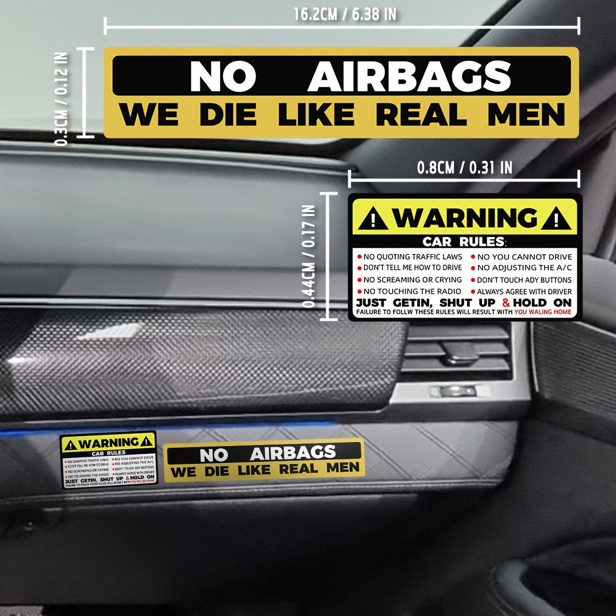 Warnschilder Warnzeichen Auto-Liebhaber Tasse