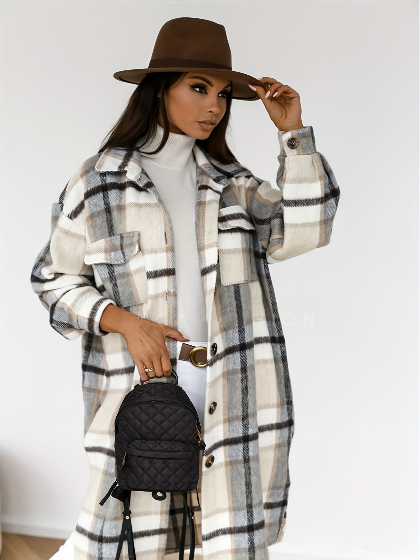 Womens Casual Plaid Brushed … curated on LTK