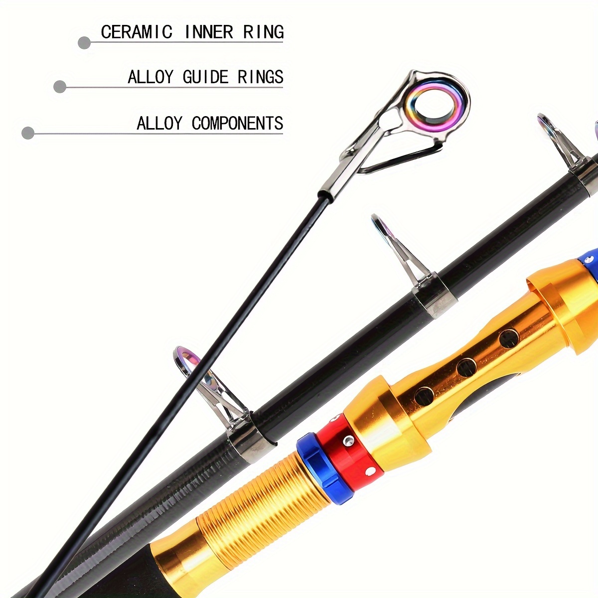 Pole Combo Carbon Telescopic Spinning Fishing Rod Reel Set - Temu