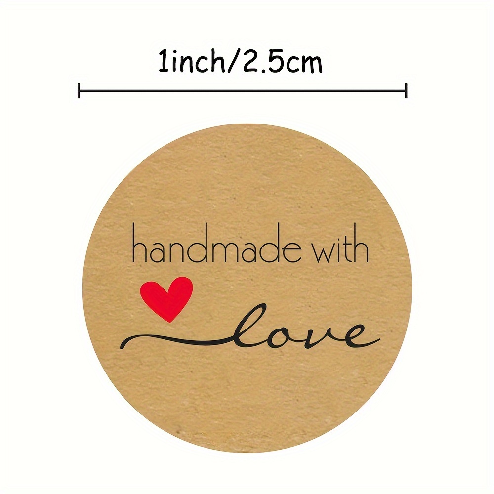 Kraft Paper Baked Love Stickers Perfect Scrapbooking Package - Temu