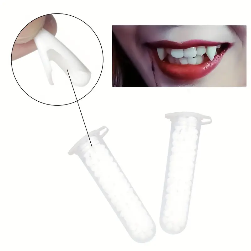 Temporary Filling Mouldable False Teeth Vampire Teeth For - Temu