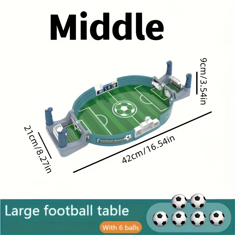 Futebol matraquilhos jogos mesa jogo de futebol conjunto para crianças 2- player desktop jogo de futebol pai-criança brinquedo de mesa interativo