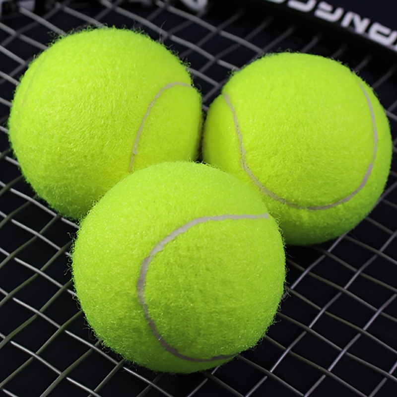 3 Pelotas De Tenis, Para Adultos Y Niños, Estudiantes Practican  Entrenamiento.