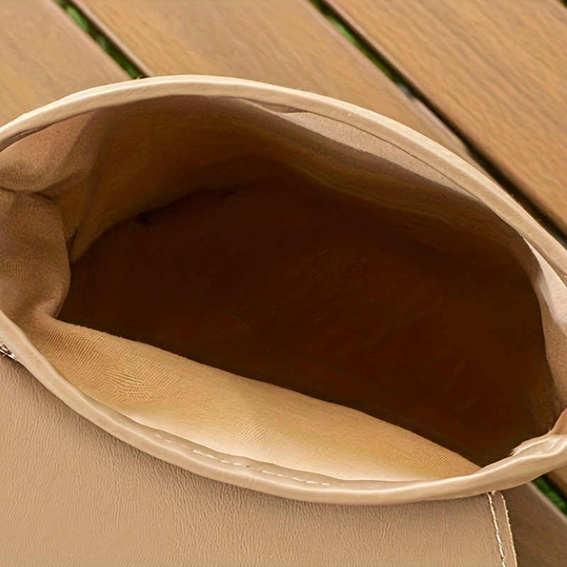 Vintage Lattice Pattern Handbag, Pu Leather Flap Shoulder Bag