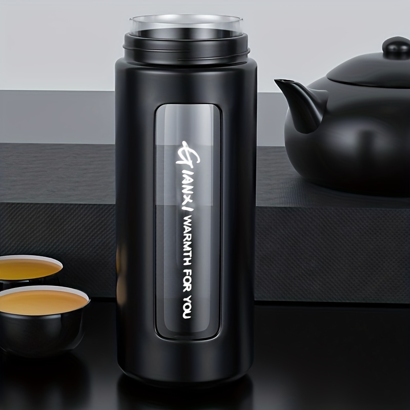 Stainless Steel Travel Mug - Tea Infuser Bottle - Double Wall
