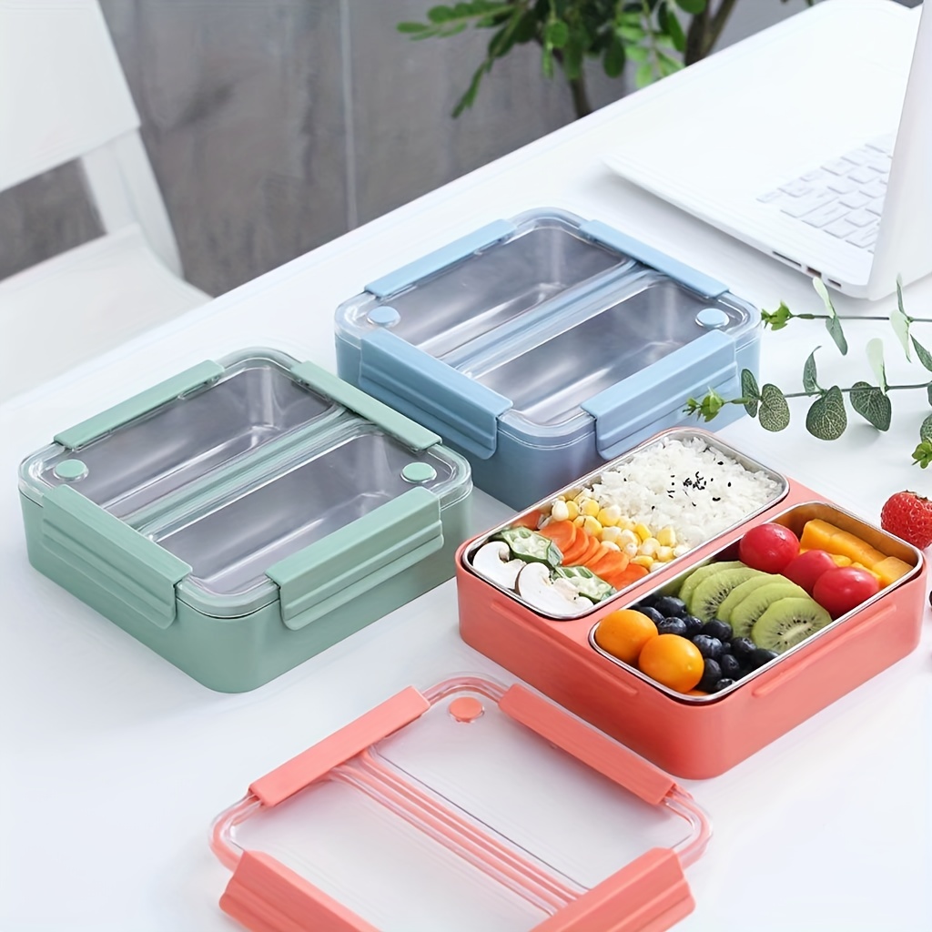 Lunch Boxes, Thermal Lunch Box, 304 Stainless Steel Lunch Box, Multi-grid Bento  Box, Insulated Fast Food Box, Home Kitchen Supplies For Teenagers And  Workers At School,canteen - Temu