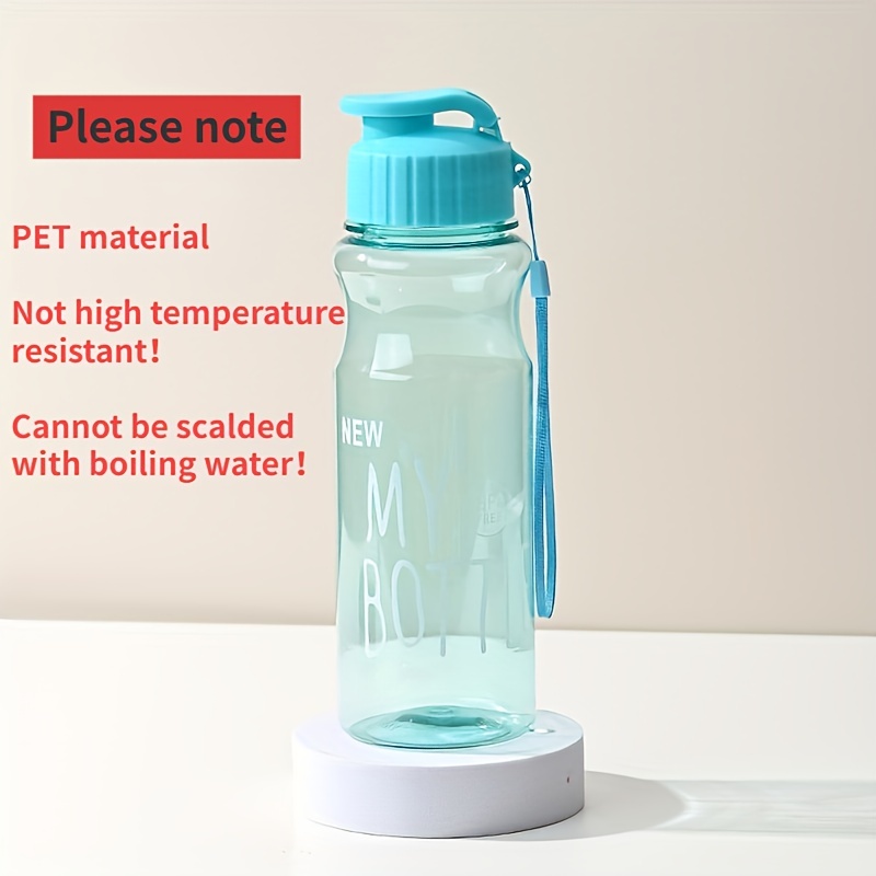 Students Non-spill Portable Glass Material Water Bottle Cup