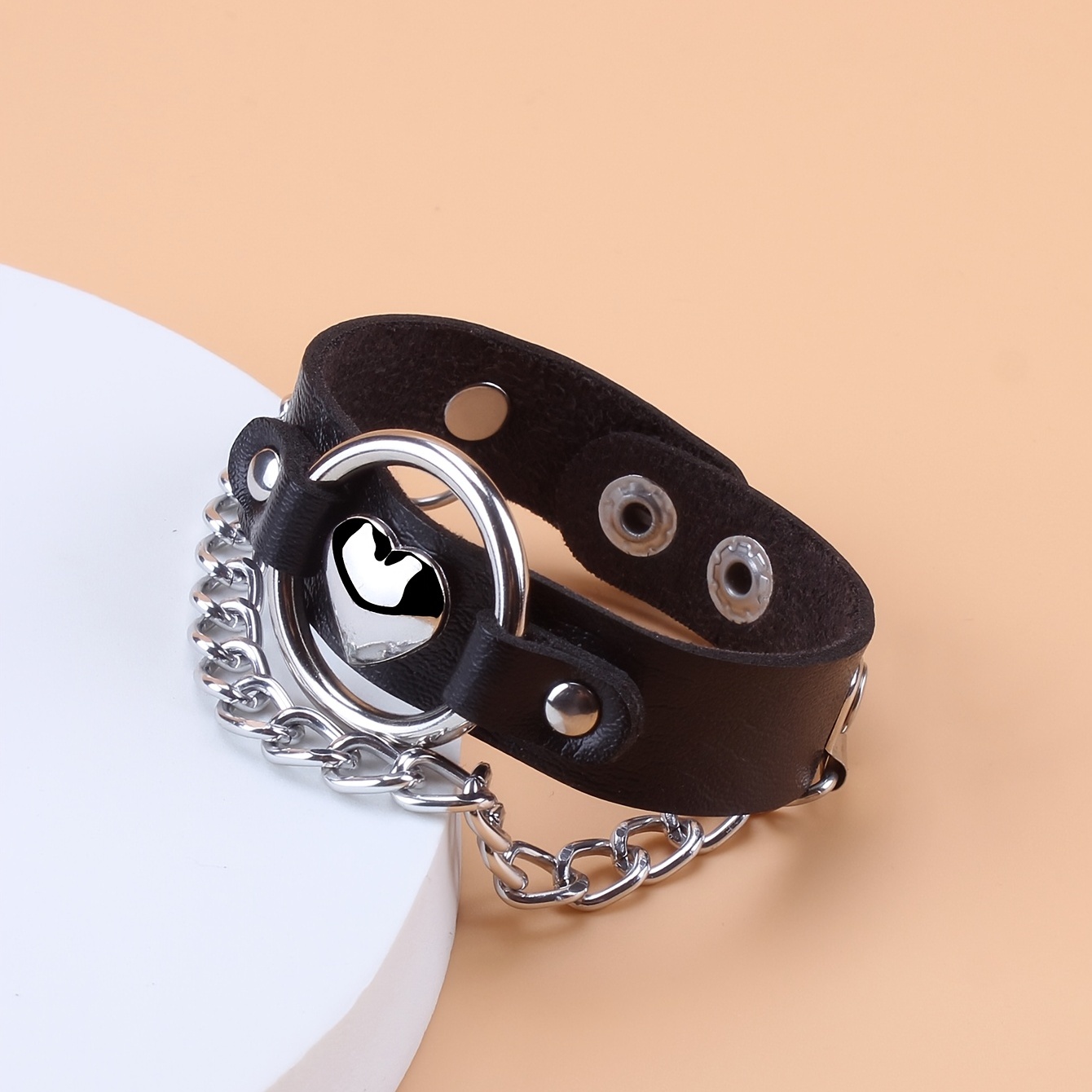 Adorable Love Chain PUPU Leather Bracelet