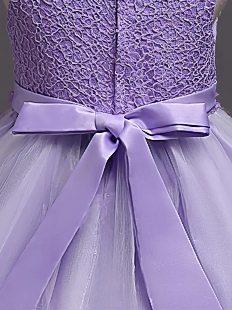 girls princess dress flower girl dress dress for christmas evening party birthday dress kids clothes details 2