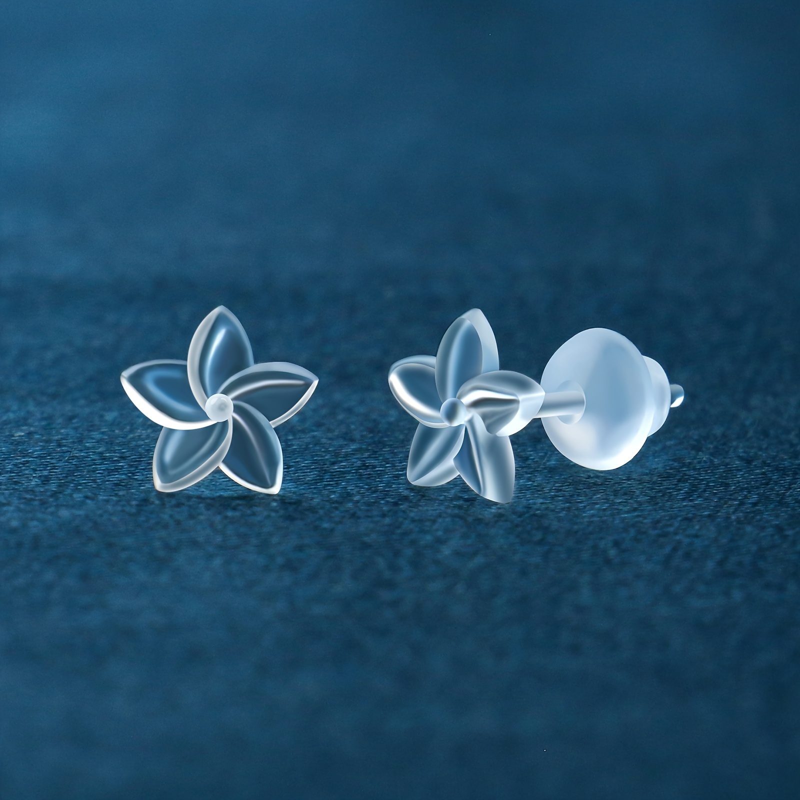 Plastic Hypoallergenic Earring Invisible Plastic Post - Temu United Kingdom