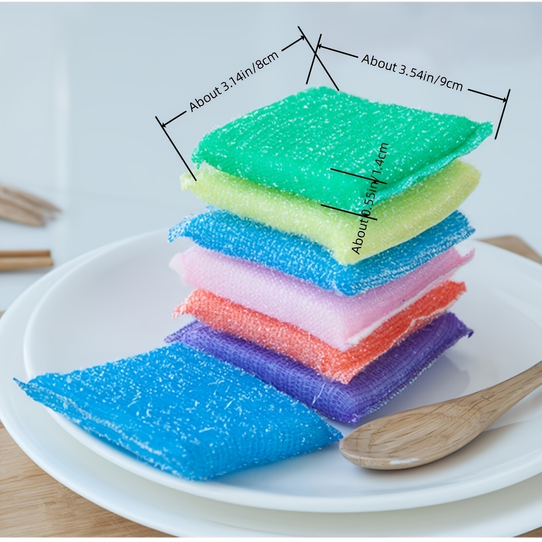 4pcs Washing Cleaning Sponges Multi-Functional Scouring Pads for