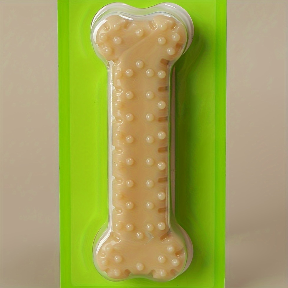 TEMU Nylon Dog Chew Toy Peanut , Suitable For Fluffy  ' Interactive Bone-shaped Grinding Teeth