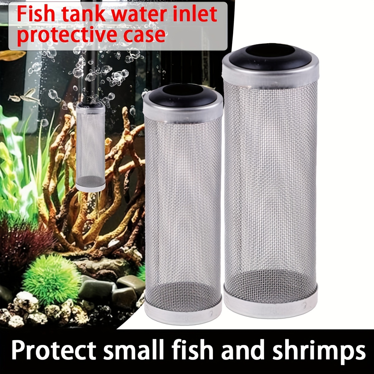 Aquarium Filter Mesh Guard Fish Tank Filter - Temu Canada