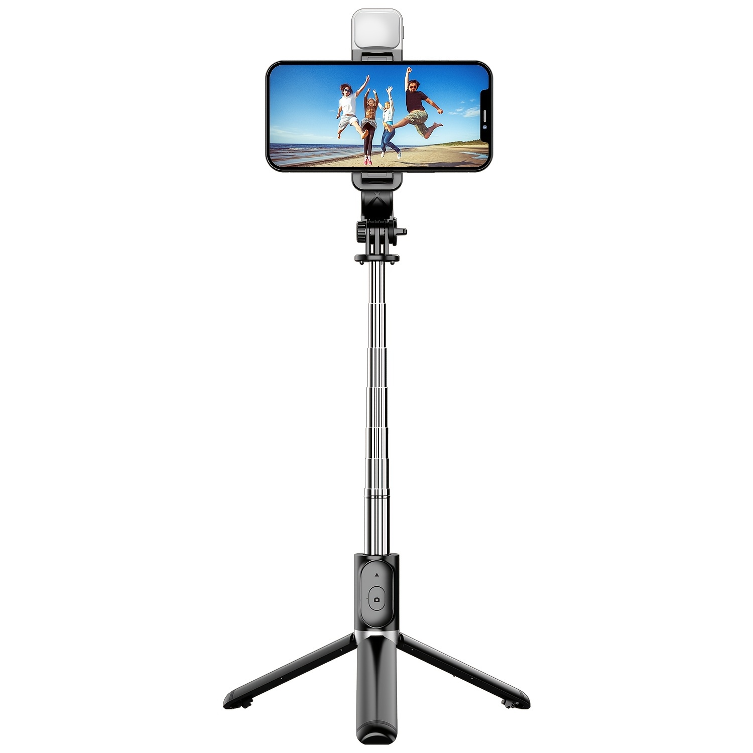 Selfie Stick Tripod Led Fill Light Extendable Selfie Stick - Temu