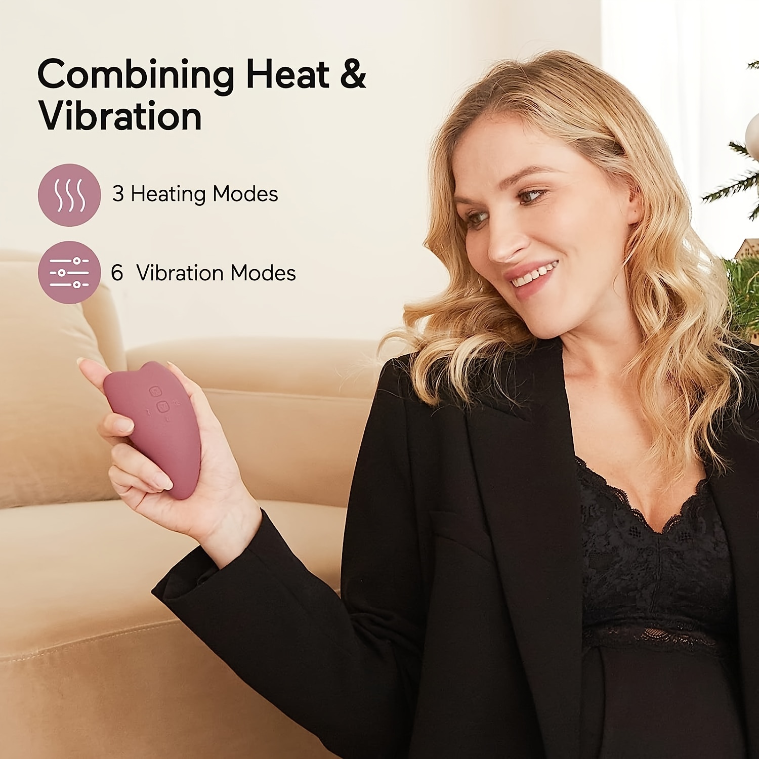 Lactation Massager With 3 Modes Of Heat And 10 Modes - Temu