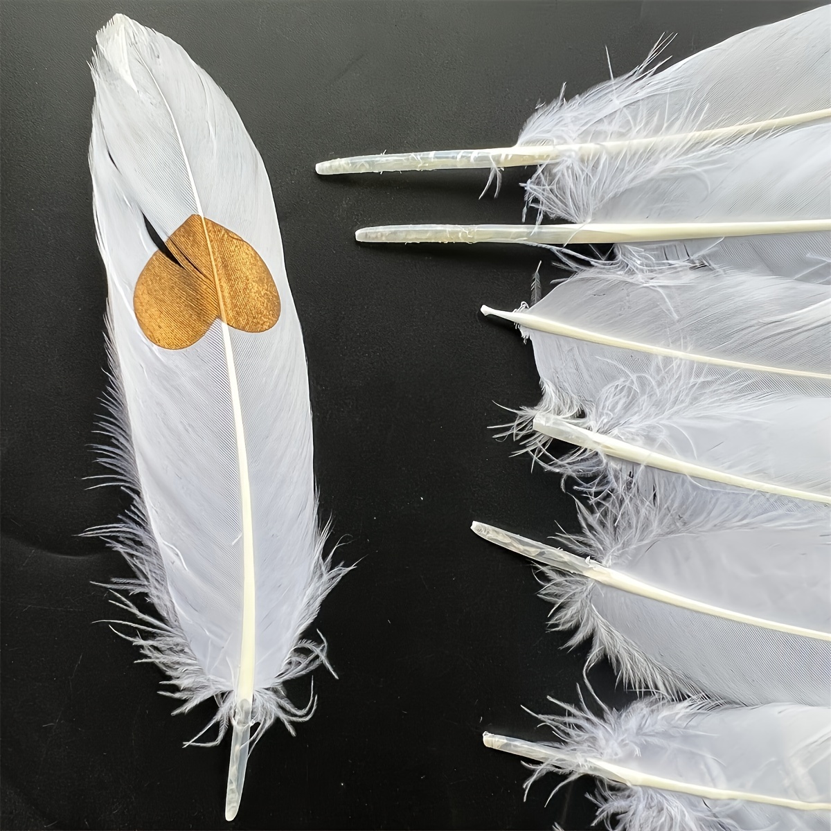 Natural White Goose Feathers White Feathers Natural Goose - Temu