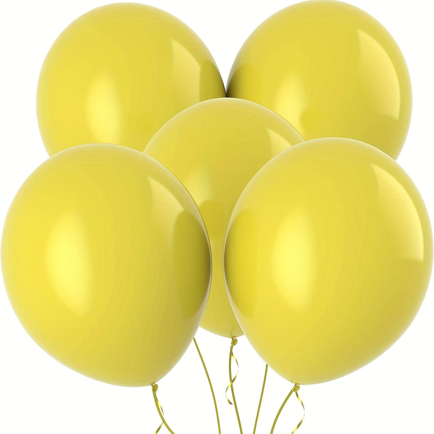 PartyWoo Bee Balloons, 72 pcs Yellow Balloons Yellow Polka Dot Balloons  Black Balloons and Bee Foil