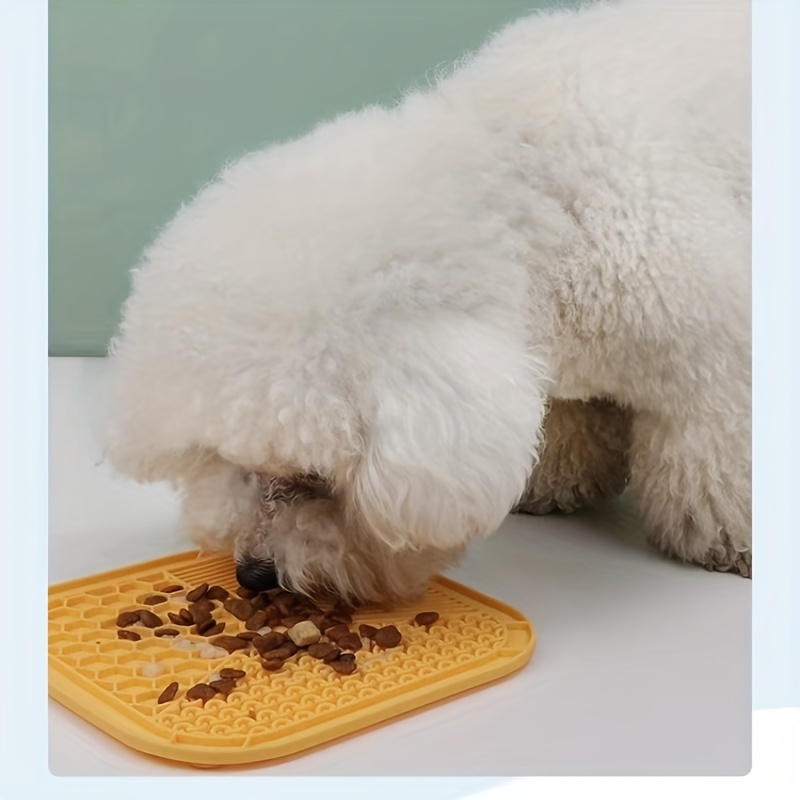 Slow Feeder Dog Bowls: Licking Mat For Dogs With Suction - Stimulate Your  Dog's Mind With Peanut Butter! - Temu